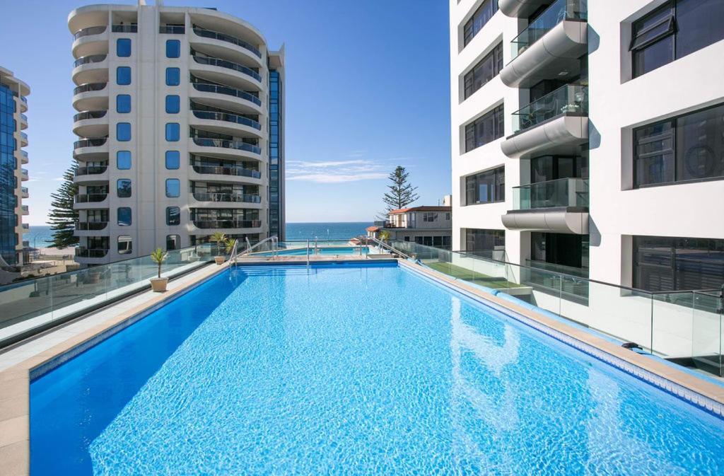 شقة Superb Elevated Views Of Harbour With Heated Pool, Gym & Parking ماوْنت مونغانيو المظهر الخارجي الصورة